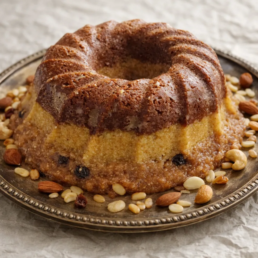 Triple-Layer Semolina Halvah