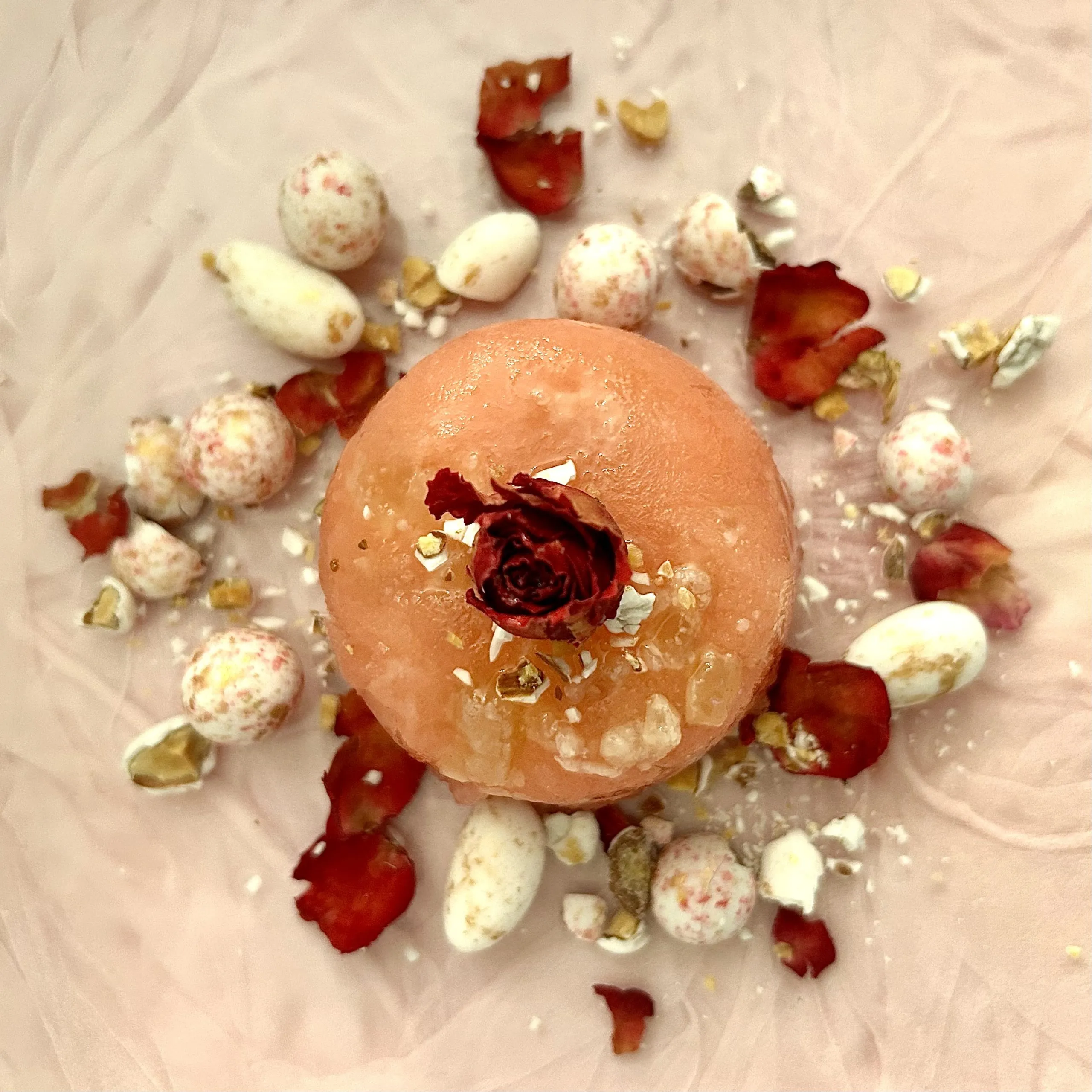 Rose Petal Loukoumi Sorbet
