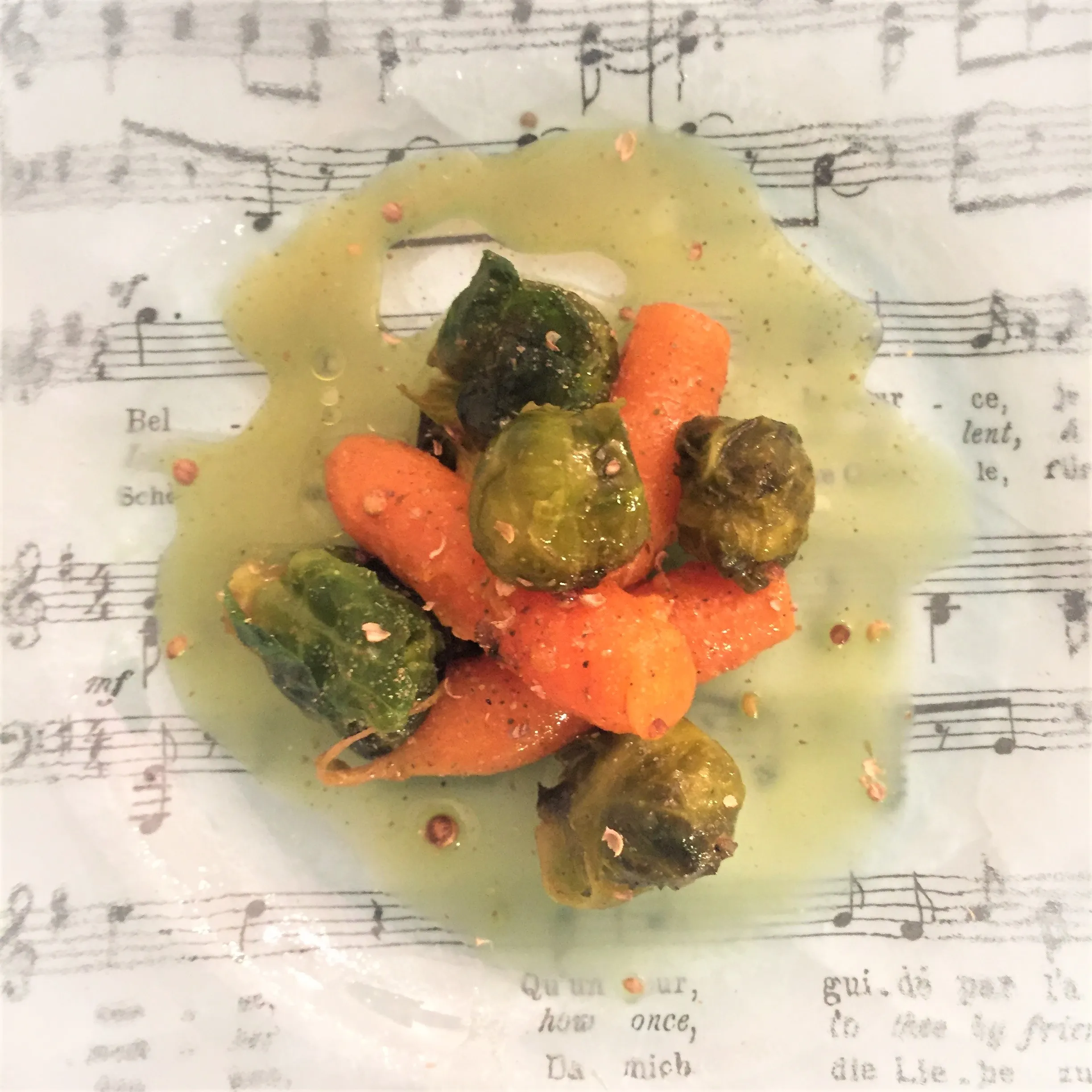 Soprano in the Kitchen | Glazed Baby Carrots and Brussels Sprouts Soprano in the Kitchen | Glazed Baby Carrots and Brussels Sprouts