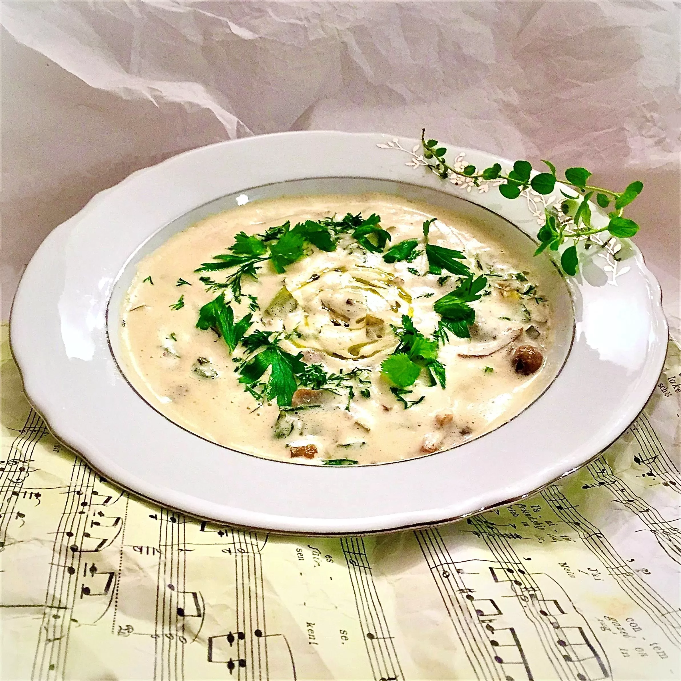 Vegetarian Magiritsa (Holy Saturday Soup)