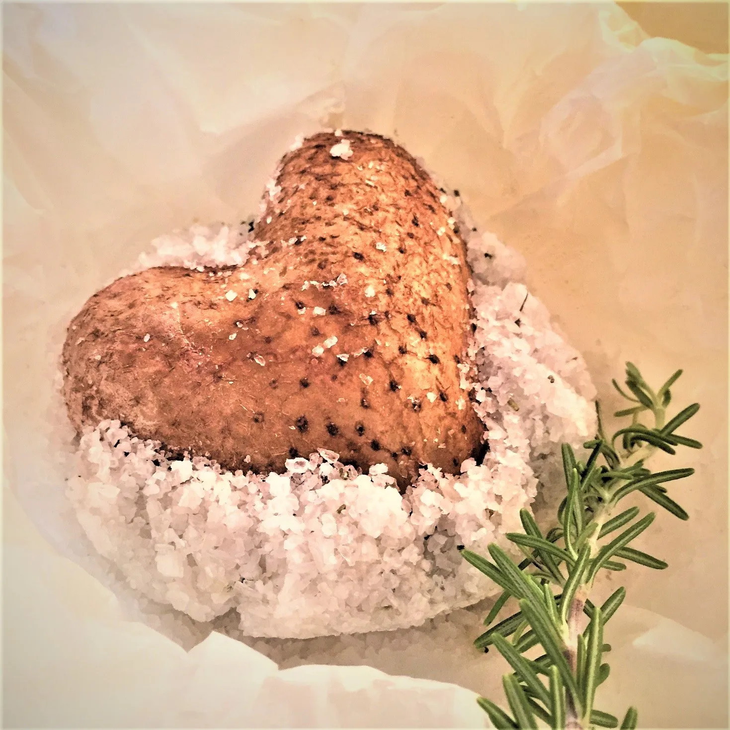 Naturally Heart-Shaped Potato