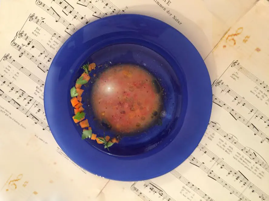 Vegetable Soup With Kitchen Scraps