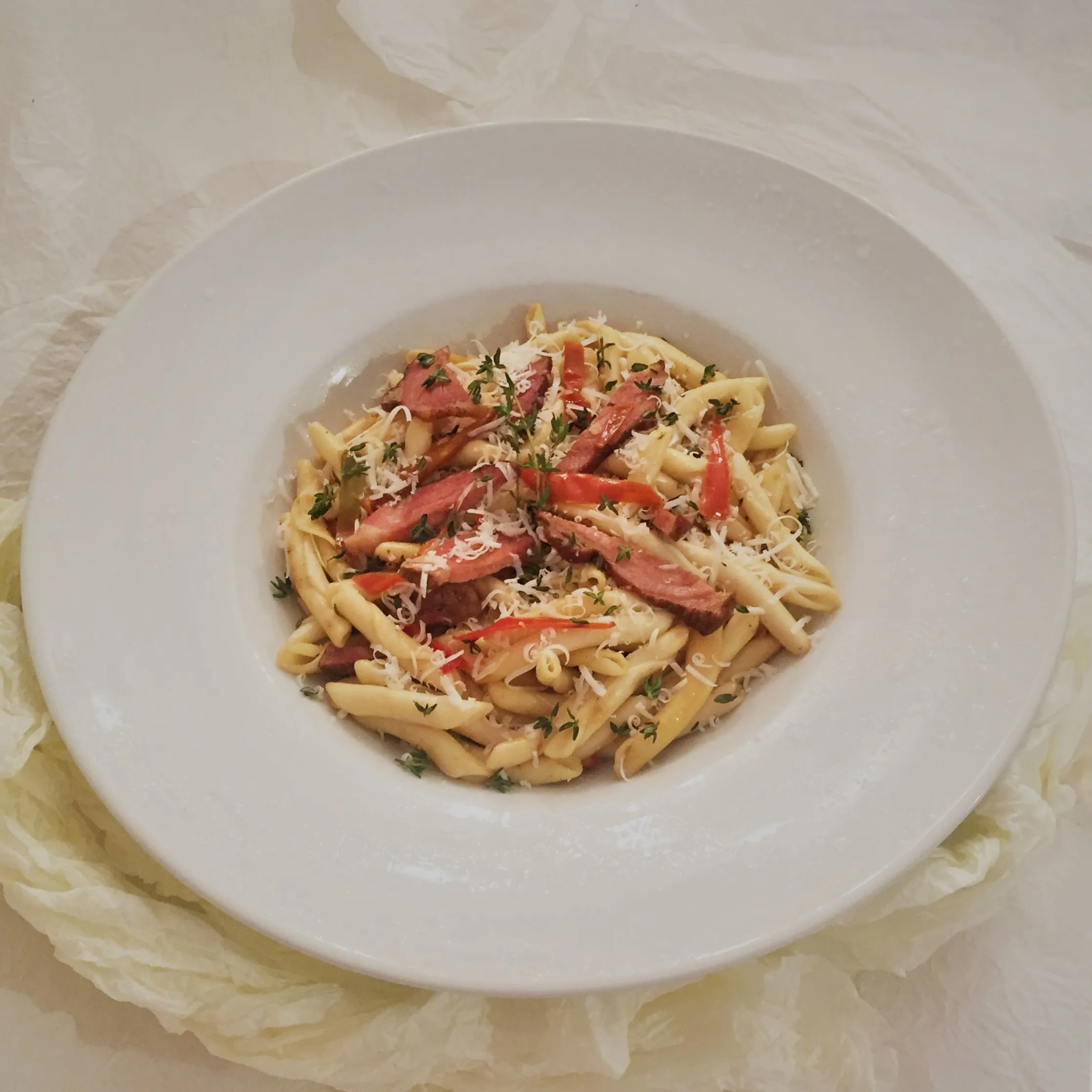 Cretan Skoufikta With Apaki and Dry Anthotyros