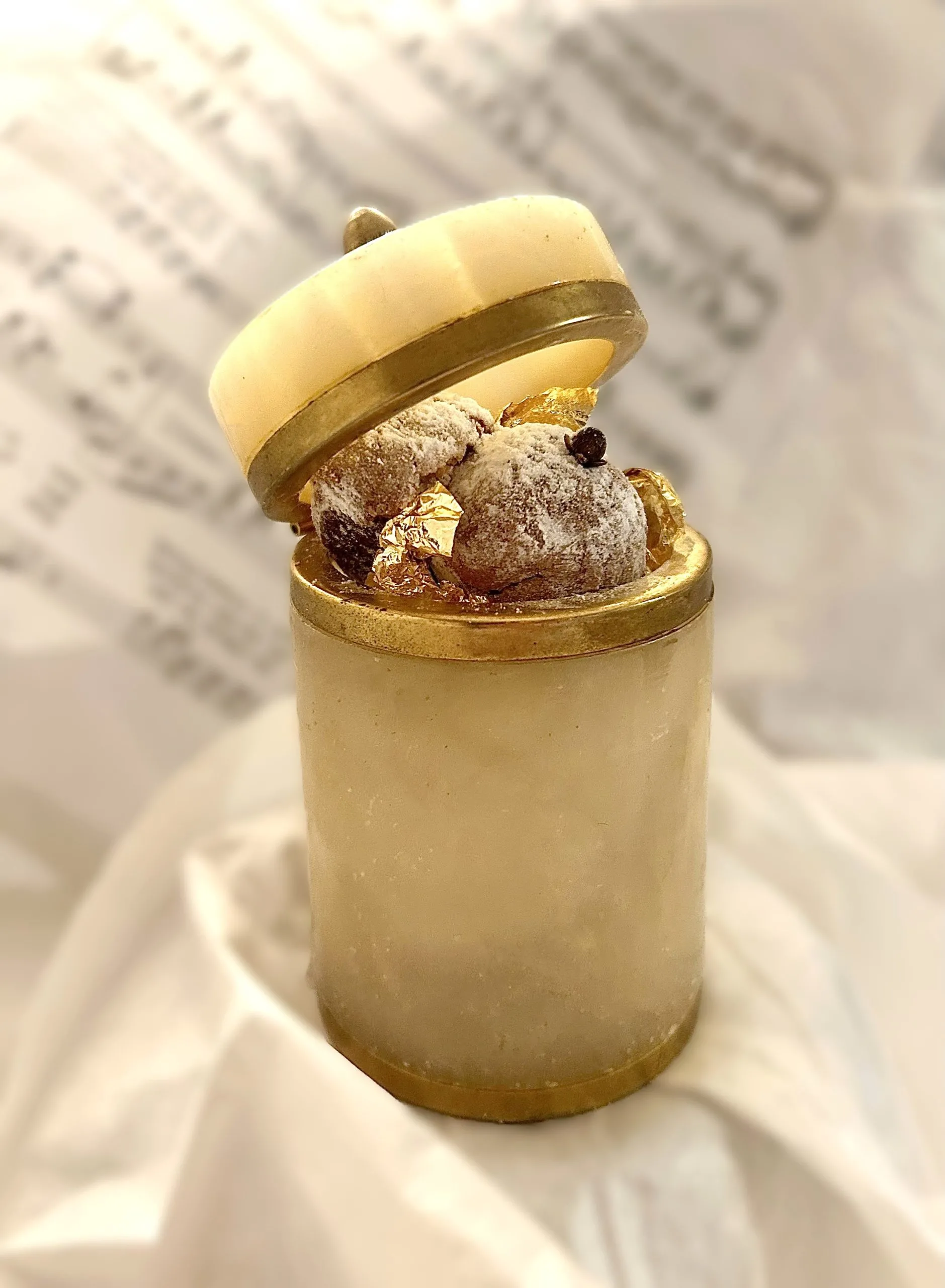 Dried Apricot Truffles With Mastiha Liqueur