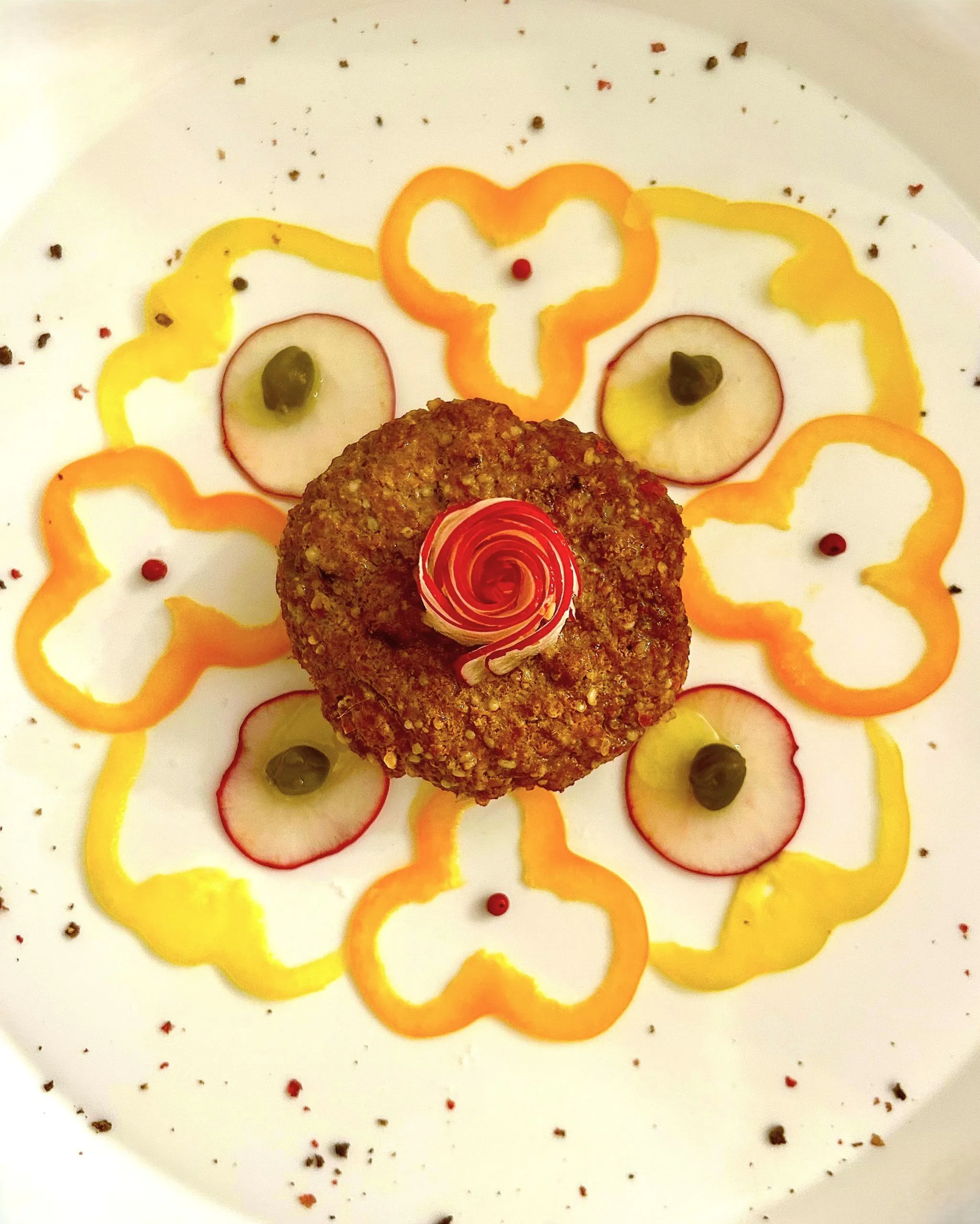 Burger With Minced Veal and Oat Flakes