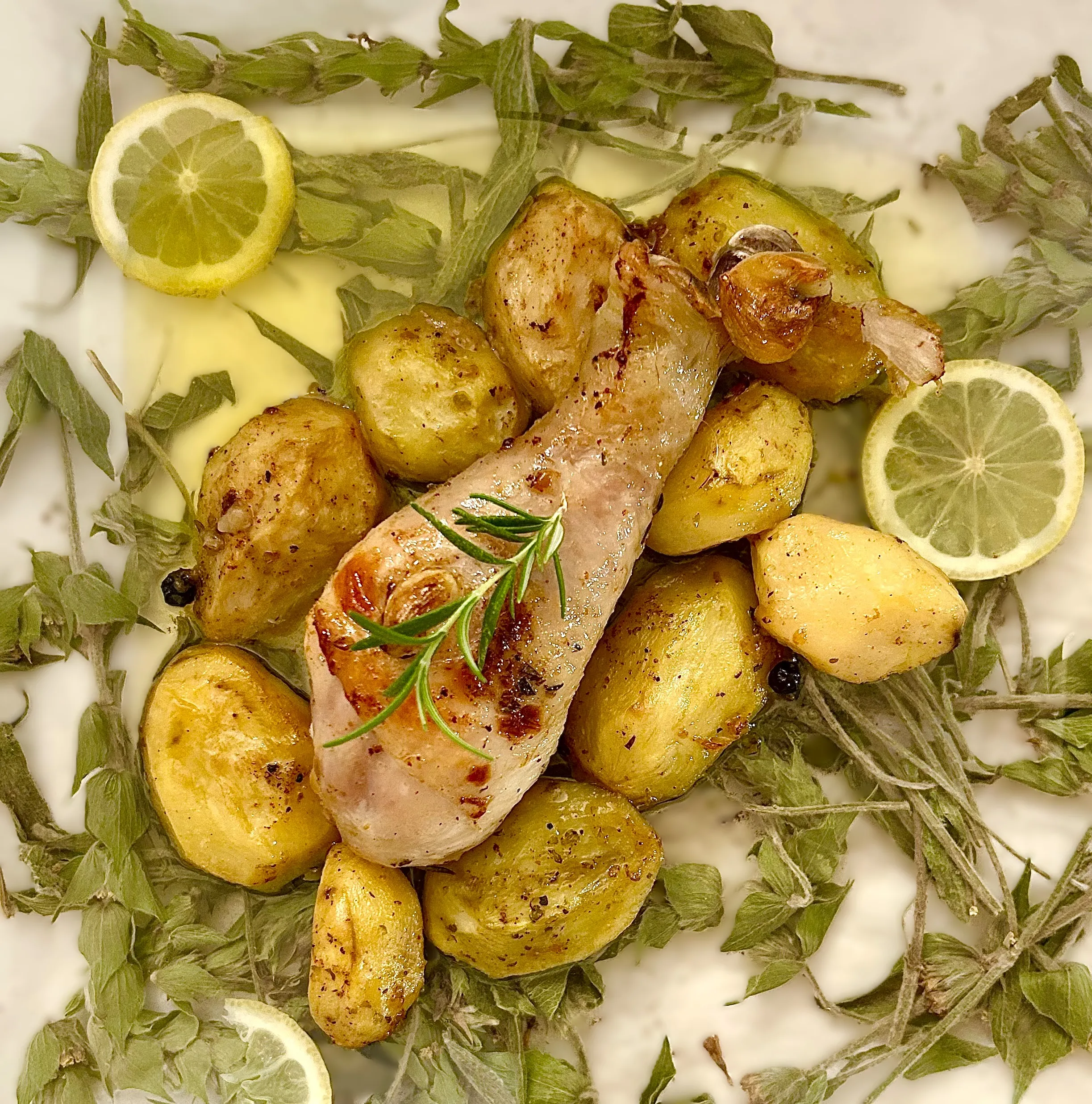 Roast Chicken With Potatoes