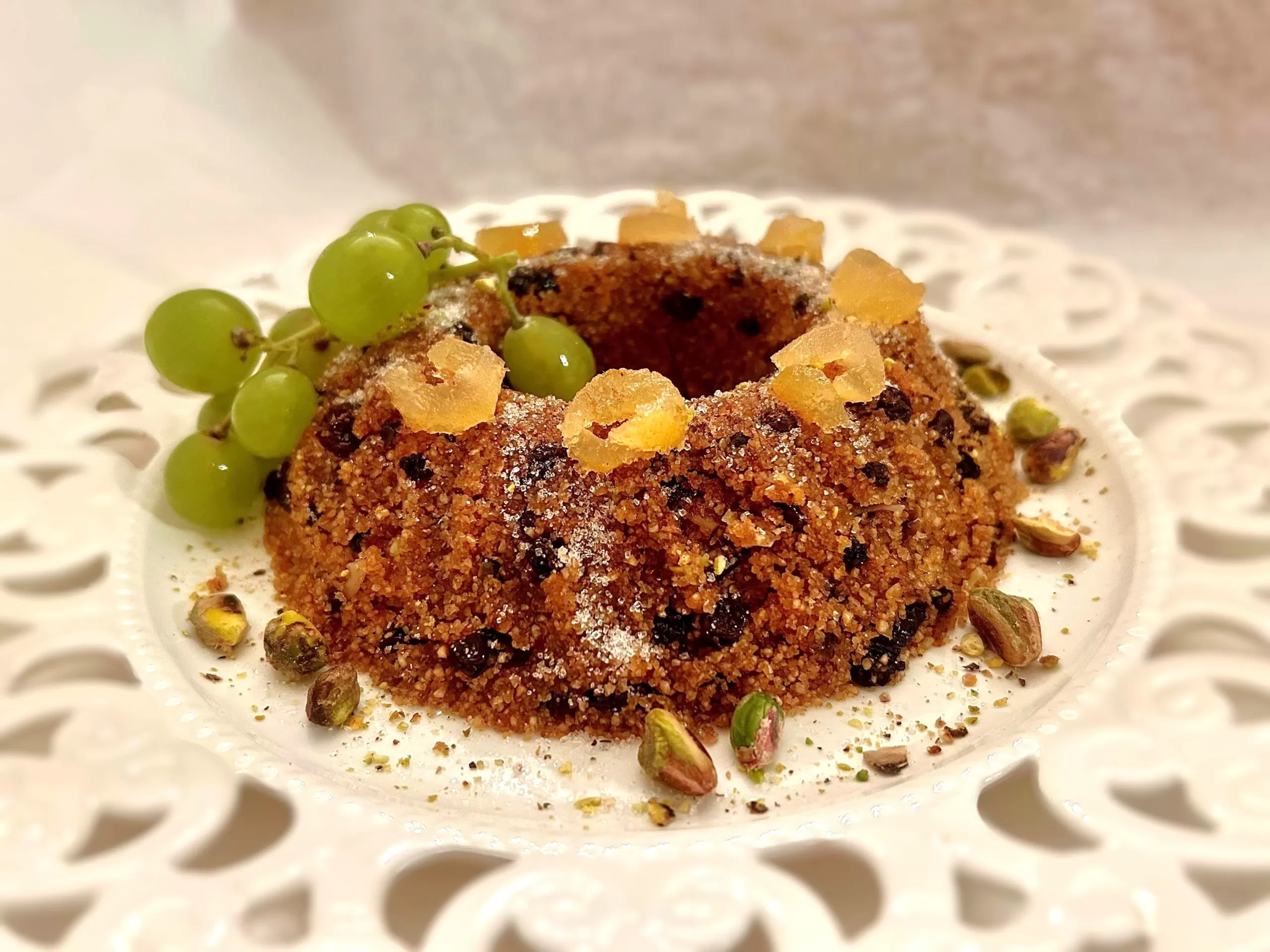 Halvah With Pistachios and Raisins