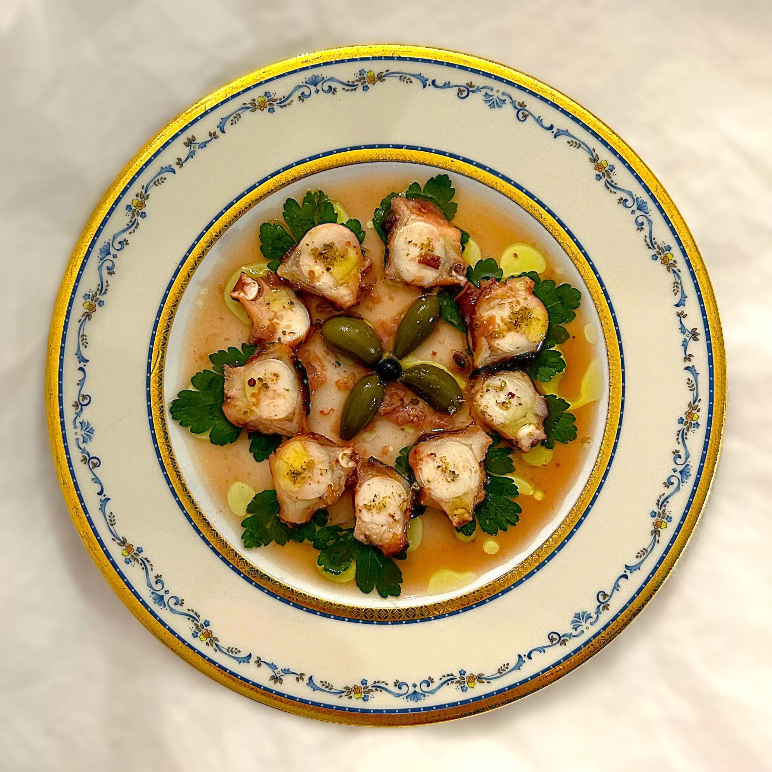 Oven-Baked  Octopus