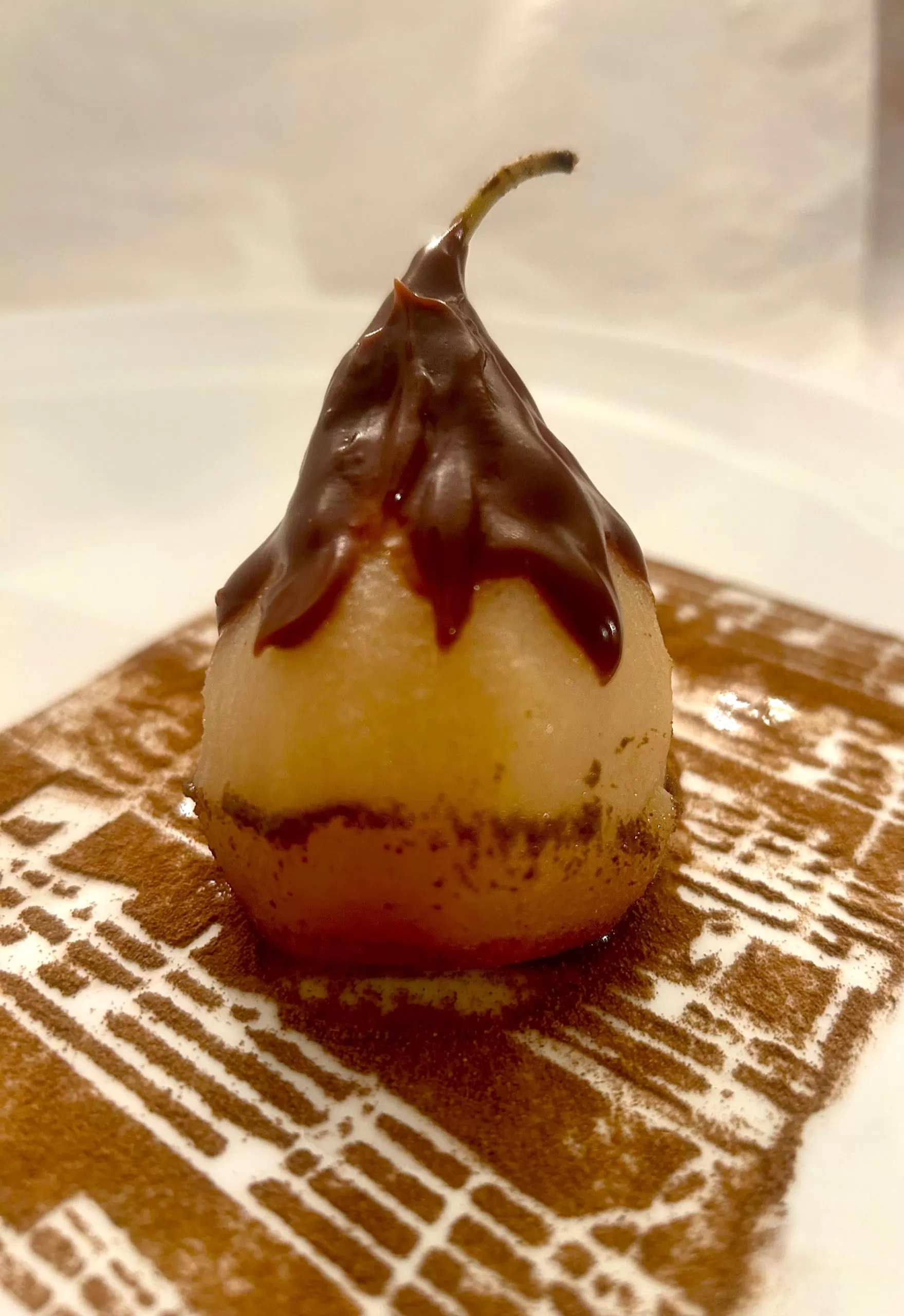 White Wine Poached Pear