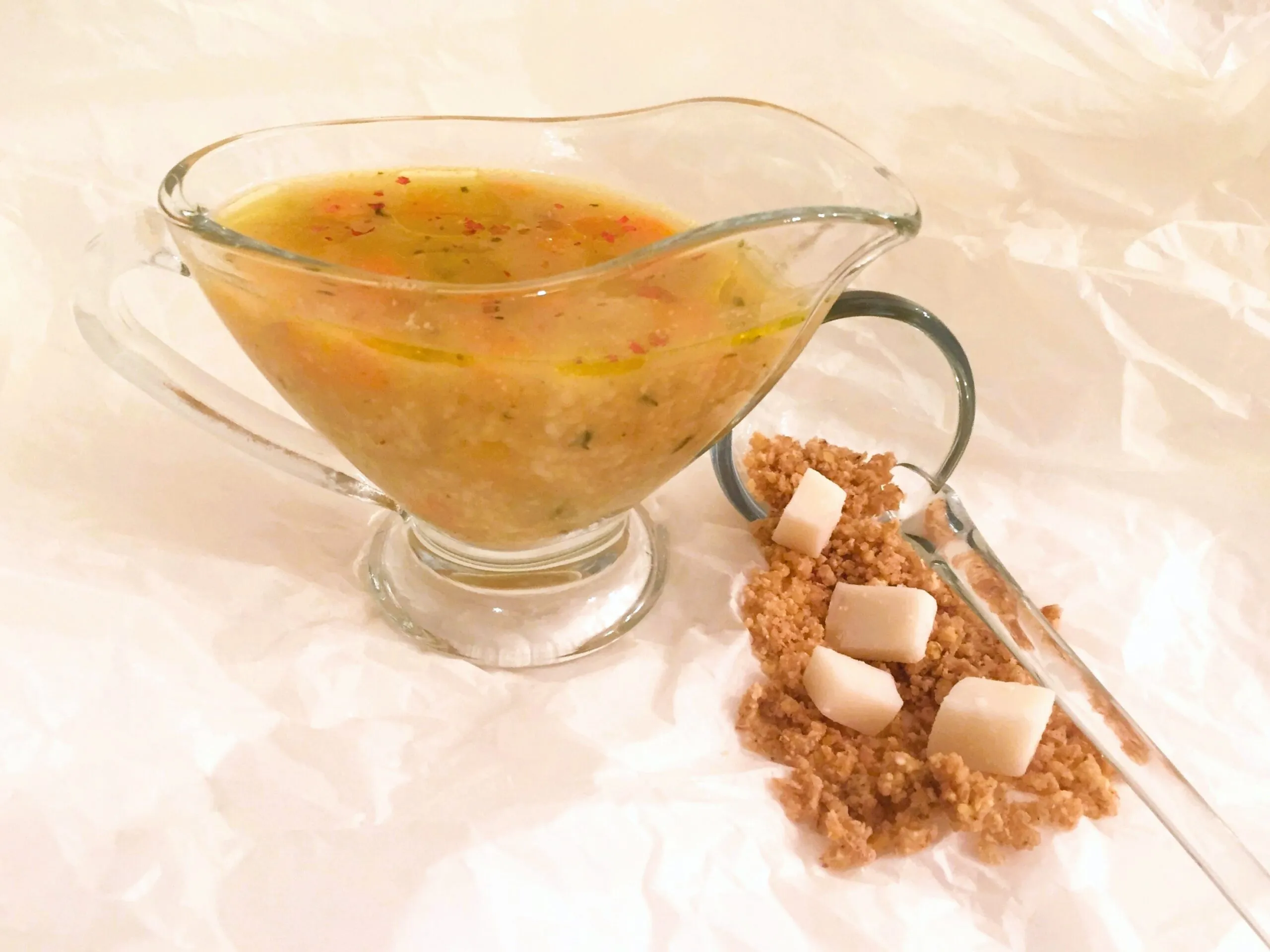 Spicy Trahanas With Carrots and PDO Kasseri