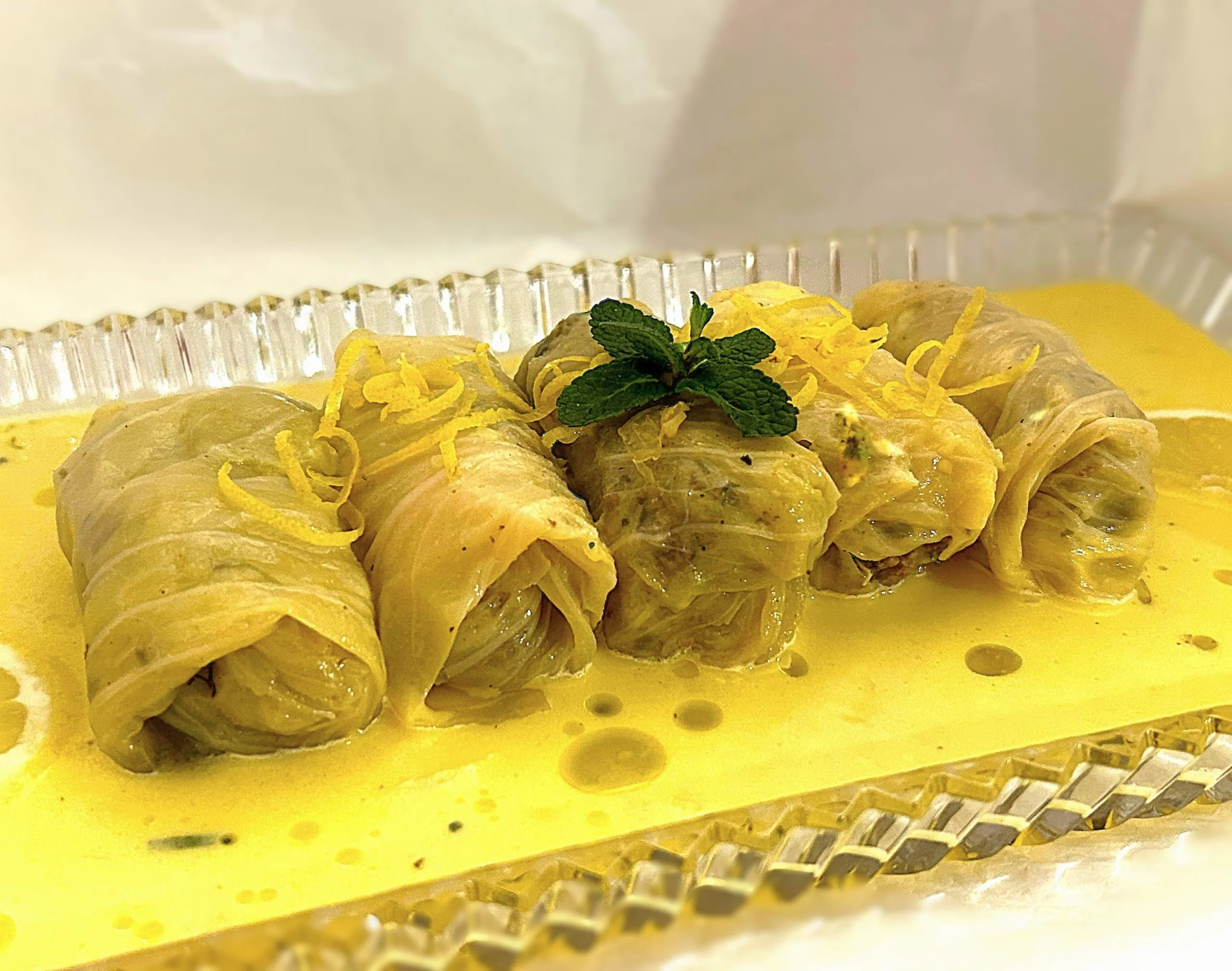 Stuffed Cabbage Leaves (Lahanodolmades)
