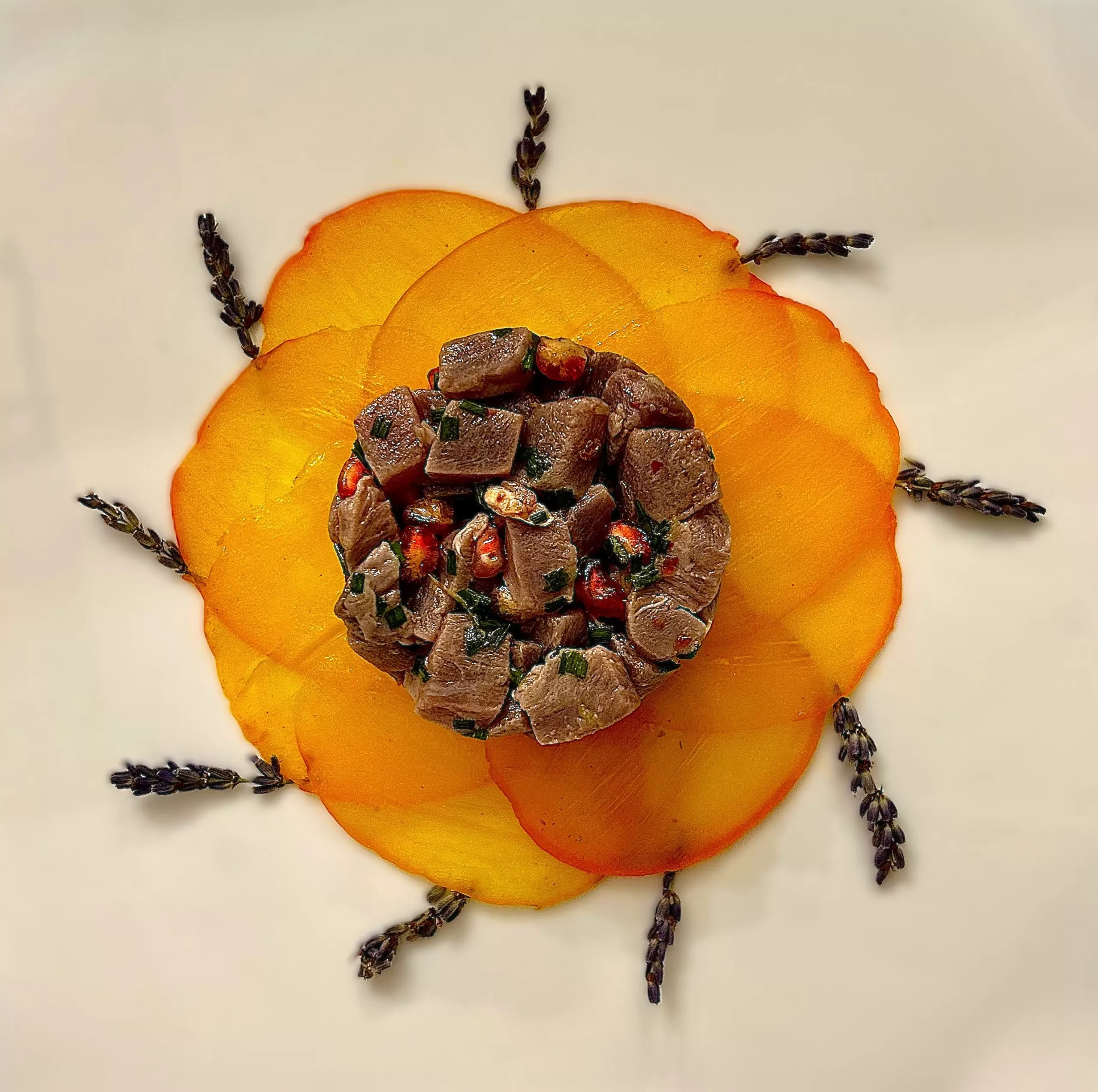 Tuna Tartare With Persimmon